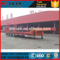 Tri-axle 40-60 ton Low Flatbed Semi Trailer Low Bed Excavator Truck Trailer Trucks And Trailers